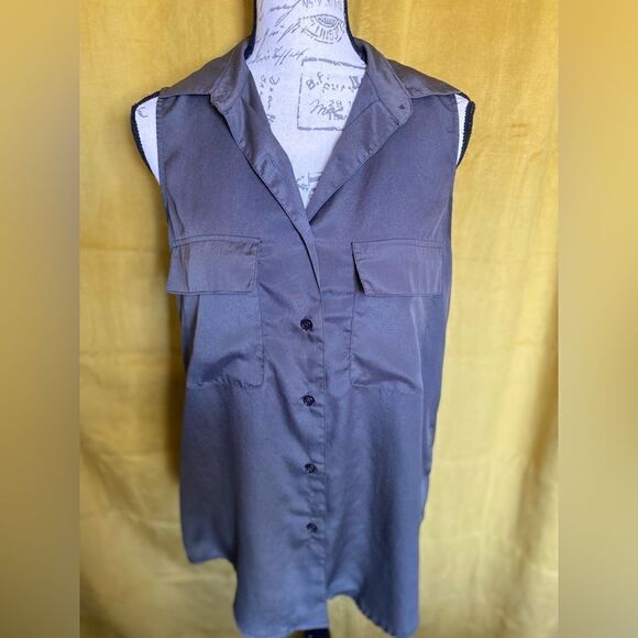 ModCloth Ark & Co Tops- small blouse (brown / green) - EUC - Picture 3 of 6